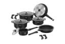 HOMELUX Topf-Set 10-tlg. Schwarz Aluminium Induktion Bild 2