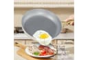 HOMELUX Bratpfanne Keramik 20 cm Induktion Edelstahlgriff Weiß/Grau Bild 4