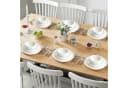 HOMELUX Geschirr-Set 24-tlg. Weiß Modernes Tafelservice Bild 2