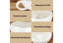 HOMELUX Espressotassen-Set 6-tlg. mit Untertassen Weiß Keramik Bild 5