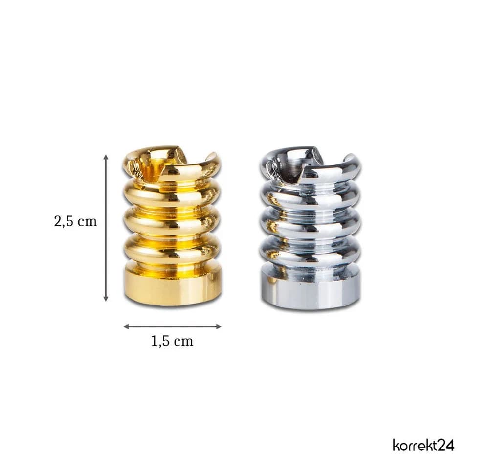 Coumo Aschenbecher 4x Glutkiller Industrial Silber Gold
