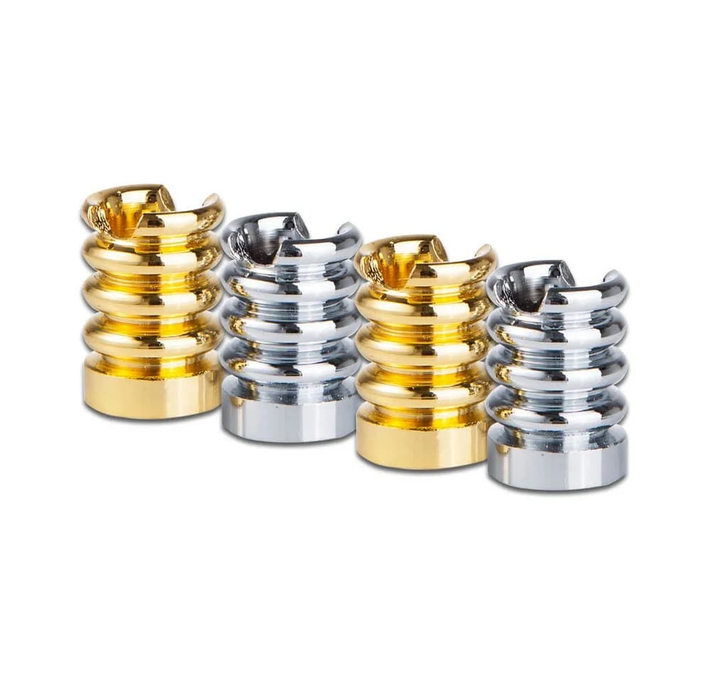 Coumo Aschenbecher 4x Glutkiller Industrial Silber Gold - Bild 2