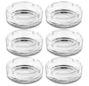 Coumo Aschenbecher 6er Set Glas Transparent 11cm Bild 2