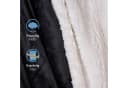 Komfortec Wohndecke Sherpa Fleecedecke Grau Oeko-TEX Bild 4