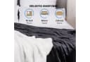 Komfortec Wohndecke Sherpa Fleecedecke Grau Oeko-TEX Bild 5