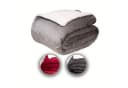 Komfortec Wohndecke Sherpa Fleecedecke Grau Oeko-TEX Bild 2
