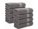 Komfortec 8-tlg. Handtuch-Set 100% Baumwolle Frottee 70x140 cm Bild 2