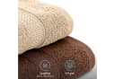 Komfortec Handtuch Set 4-tlg. 100% Baumwolle Braun&Beige Bild 4