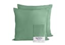 Komfortec Kissenbezug 100% Baumwolle Grün Jersey 2 Stück Bild 2