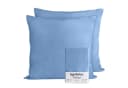Komfortec Kissenbezug 100% Baumwolle Superweicher Jersey Hellblau Bild 2