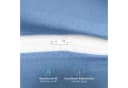 Komfortec Kissenbezug 100% Baumwolle Superweicher Jersey Hellblau Bild 5