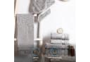 Komfortec Handtuch Set 6-tlg. 100% Baumwolle Frottee 470 g/m² Silber Bild 1