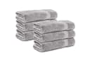 Komfortec Handtuch Set 6-tlg. 100% Baumwolle Frottee 470 g/m² Silber Bild 2