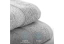 Komfortec Handtuch Set 6-tlg. 100% Baumwolle Frottee 470 g/m² Silber Bild 4