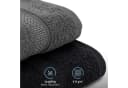 Komfortec Handtuch Set 4-tlg. 100% Baumwolle Frottee 470g/m² Anthrazit Grau Bild 4