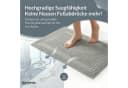 Komfortec Badematte 2er Set 100% Baumwolle Frottee Anthrazit Silber Bild 3