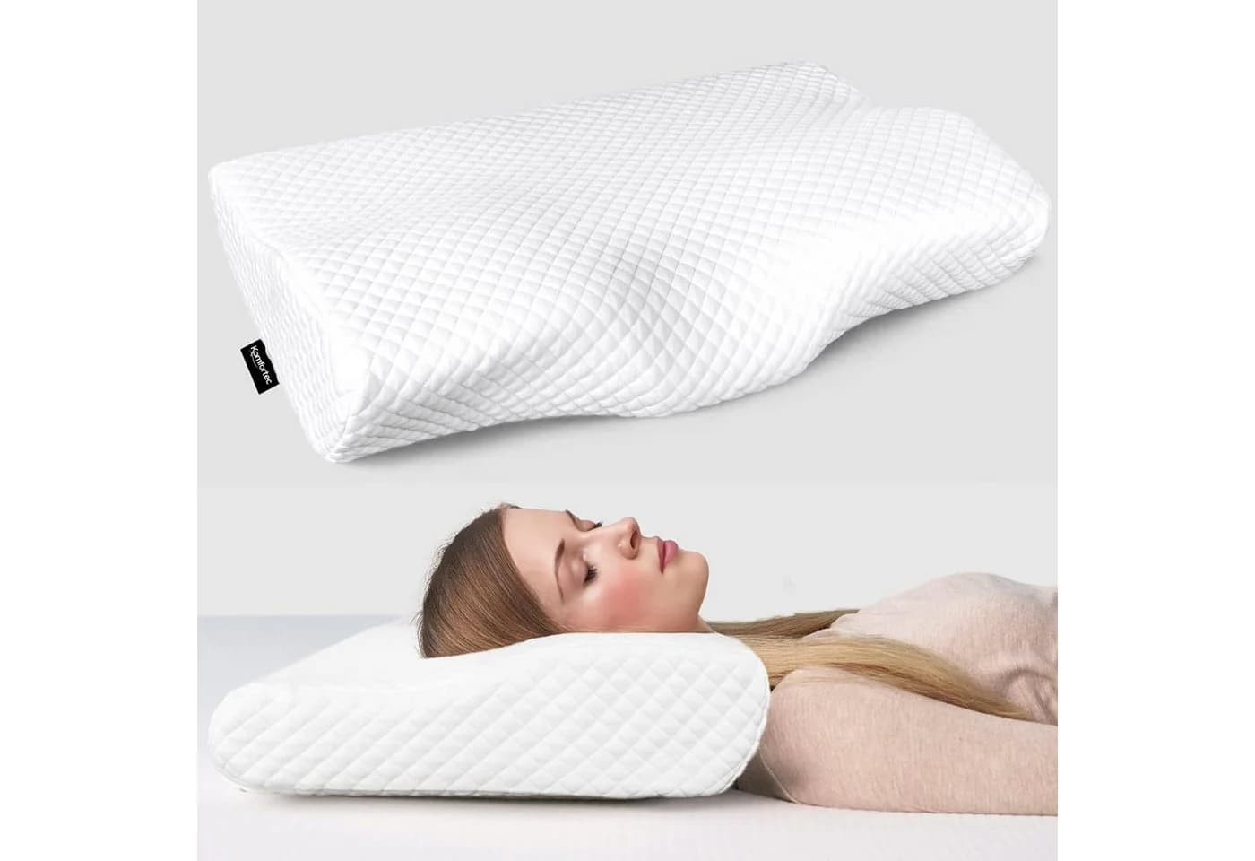 Komfortec Nackenstützkissen Memory Foam Orthopädisch - Bild 2