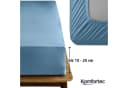 Komfortec Spannbettlaken Jersey 100% Baumwolle Rundum-Gummizug 2er-Set Bild 4