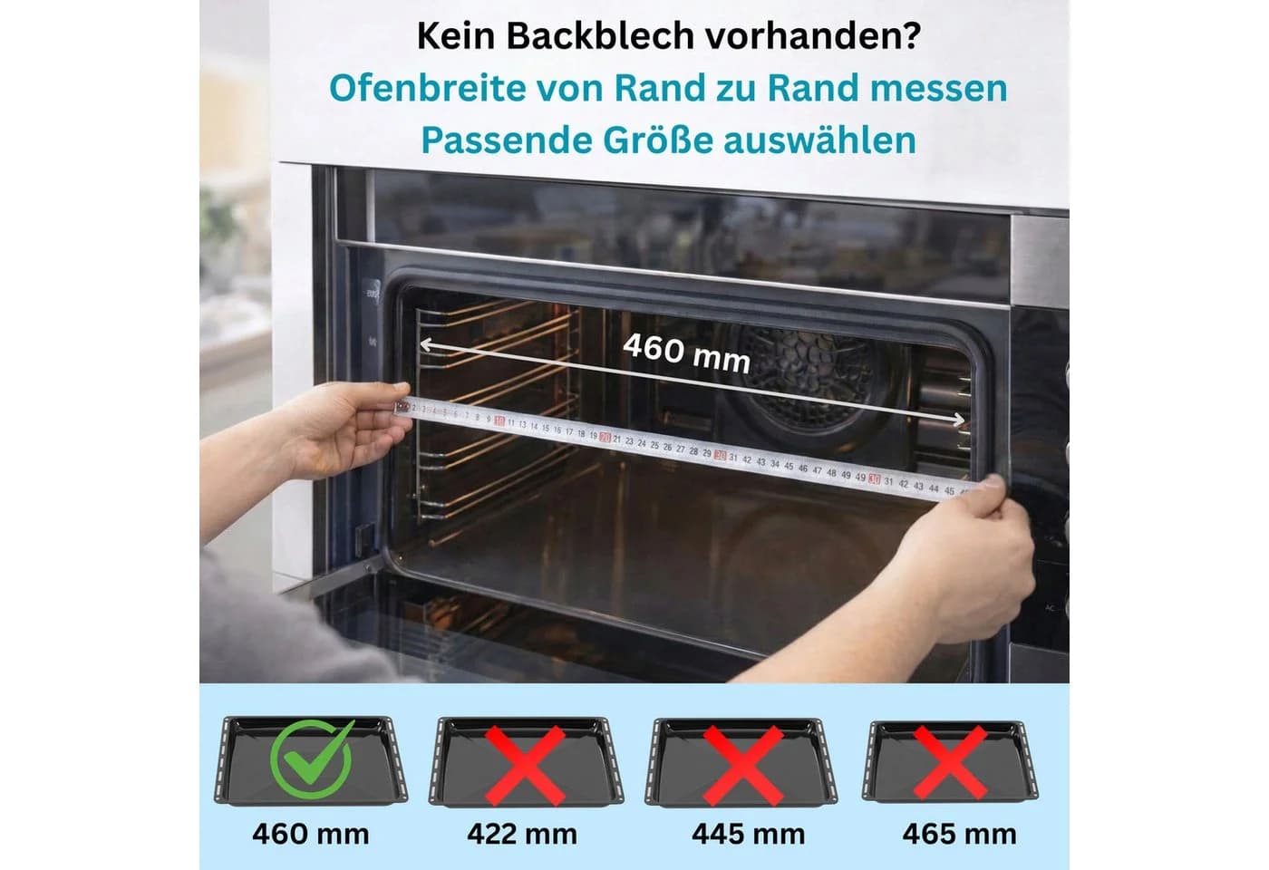 Komfortec Fettpfanne Emailliert Schwarz 46 cm - Bild 3