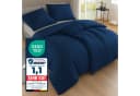 Komfortec Bettwäsche Premium 4-teilig Mikrofaser Blau Bild 2