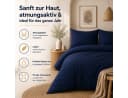 Komfortec Bettwäsche Premium 4-teilig Mikrofaser Blau Bild 3