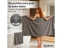 Komfortec Saunatuch 100x200 cm Badetuch aus 100% Baumwolle, Frottee Bild 1