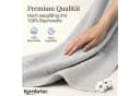 Komfortec Saunatuch 100x200 cm Badetuch aus 100% Baumwolle, Frottee, Weiß Bild 4