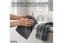 Komfortec Gästehandtücher Set 12-tlg. Anthrazit 100% Baumwolle Bild 3