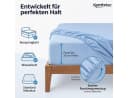 Komfortec Spannbettlaken Rot Mikrofaser Rundum-Gummizug Bild 3