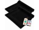 Komfortec 2er Badetuch Set 100% Baumwolle Anthrazit Extra Weich Bild 2