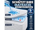 Komfortec Wasserdichter Matratzenschoner Weiß Mikrofaser Bild 3