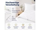 Komfortec Bettwäsche Premium 4-teilig Mikrofaser Weiß Bild 5