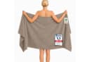 Komfortec Saunatuch 100x200 cm Taupe Frottee 100% Baumwolle Bild 2