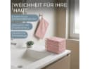 Komfortec Waschhandschuh 10er Set Rosa 100% Baumwolle Bild 1
