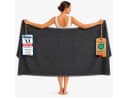 Komfortec Saunatuch XXL 100x200 cm Anthrazit Frottee Bild 2