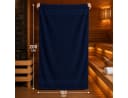 Komfortec Saunatuch XXL 100x200 cm Baumwolle Blau Frottee Bild 4