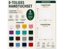 Komfortec Handtuch Set Premium 8-tlg. Anthrazit-Schwarz Frottee Bild 5