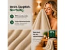 Komfortec Handtuch Set 8-tlg. Beige 100% Baumwolle Frottee Bild 3