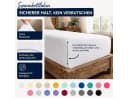 Komfortec Spannbettlaken Premium Jersey 100% Baumwolle Anthrazit Bild 5