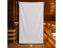 Komfortec Saunatuch XXL 100x200 cm Weiß Baumwolle Frottee Bild 4