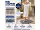 Komfortec Badematte 2er Set 100% Baumwolle Grau 50x80 cm Bild 4