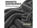 Komfortec Wohndecke Grau 260 g/m² Mikrofaser Kuscheldecke Bild 5