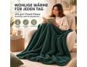 Komfortec Wohndecke Kuscheldecke Grün 260 g/m² Mikrofaser Bild 4