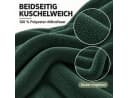 Komfortec Wohndecke Kuscheldecke Grün 260 g/m² Mikrofaser Bild 5