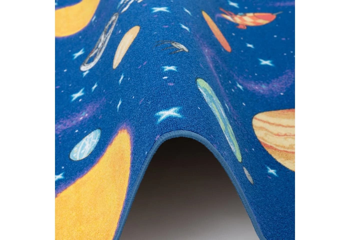 Snapstyle Kinderteppich Weltall Blau - Bild 4