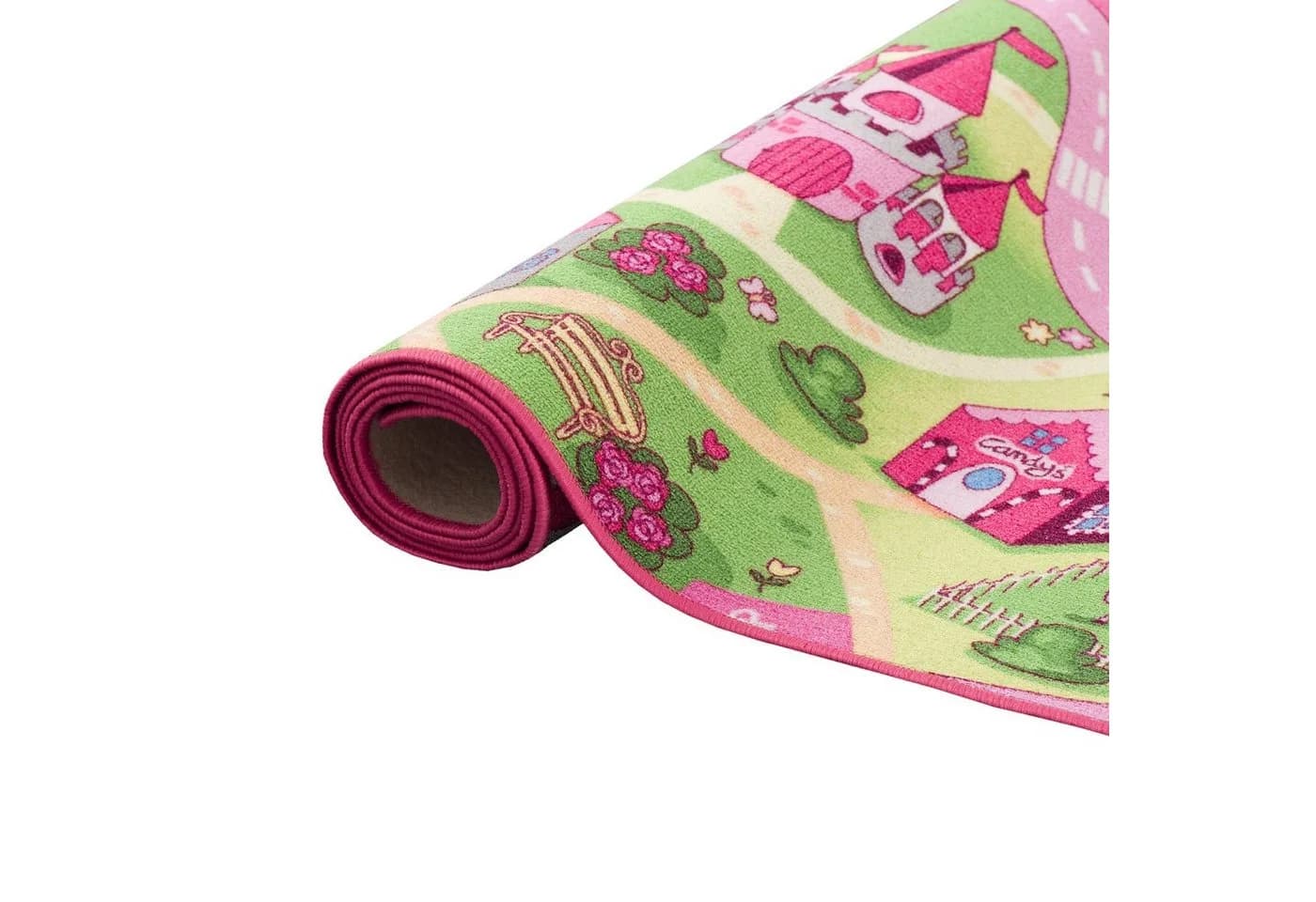 Snapstyle Kinderteppich Straßenmotiv Rosa Rechteckig - Bild 5