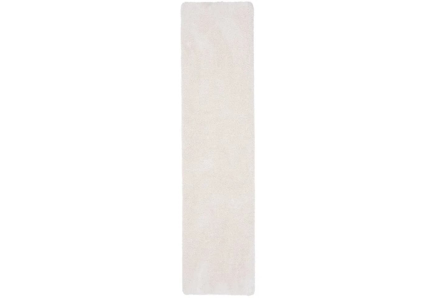Snapstyle Hochflor-Teppich Weiss 48mm Shaggy Läufer