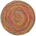 Pergamon Sisalteppich Salsa Rund Bunt Jute Baumwolle Bild 1