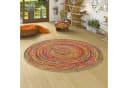 Pergamon Sisalteppich Salsa Rund Bunt Jute Baumwolle Bild 2