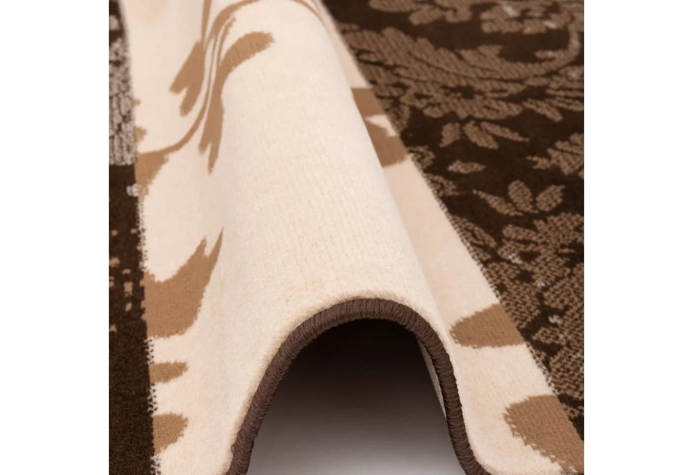 Pergamon Designteppich Samba Braun Kurzflor Velours - Bild 3